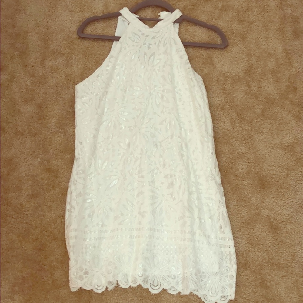 Charlotte Russe White Lace Dress
